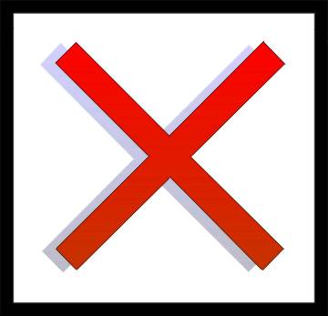 X Mark Symbol - ClipArt Best