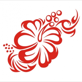 Wholesale Cheap Floral Pattern Wall Sticker (