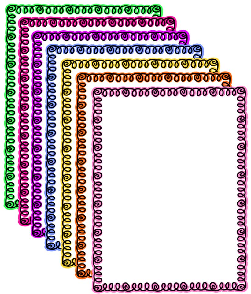 The Lesson Cloud: 2 Fun Doodle Frame Collections