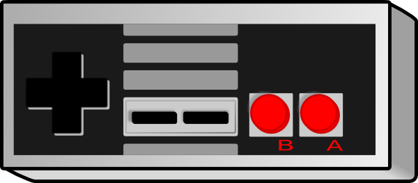 Bhspitmonkey Old School Game Controller clip art - vector clip art ...