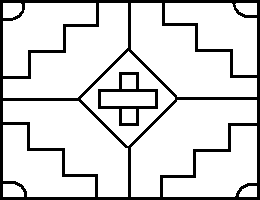 African Footprints / Ndebele