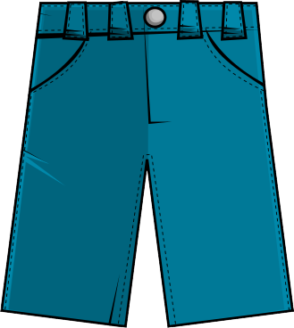 Blue Pants Clip Art A blue pant