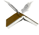 books, pens, pencil, paper and turning page gif animations