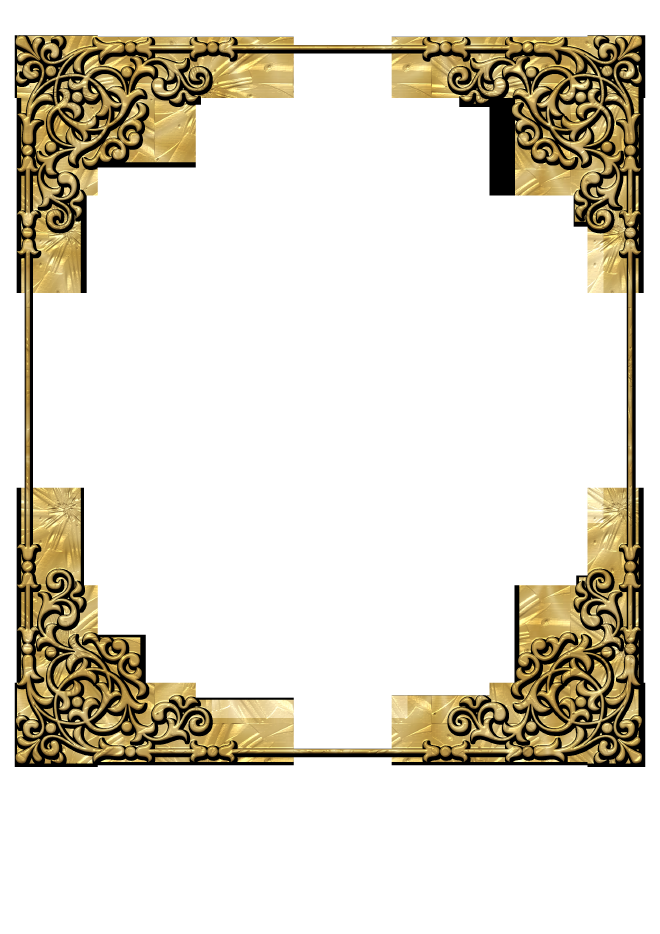 gOLD BORDERS (7) - Download - 4shared - Molduras gráficos e montagens
