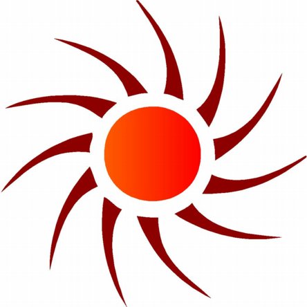Sun Wall Graphic 3 - Custom Wall Graphics
