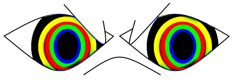 my angry eyes looking left by boowii