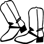6661_cowboy_boots_sticker_ ...
