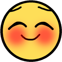 Blushing Smiley Face Clipart
