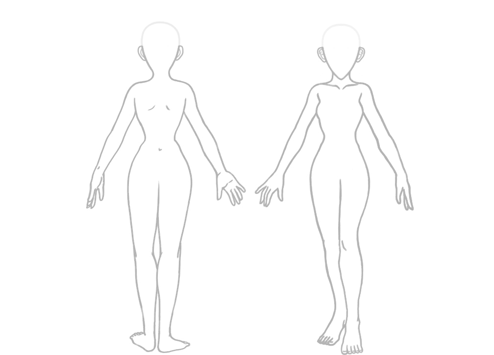 Generic Girl Outlines by JM-anime