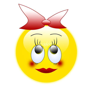 Blushing emoticon