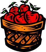 Apple Basket Clipart - Free Clipart Images