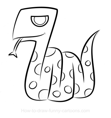 Snake drawings (Sketching + vector)