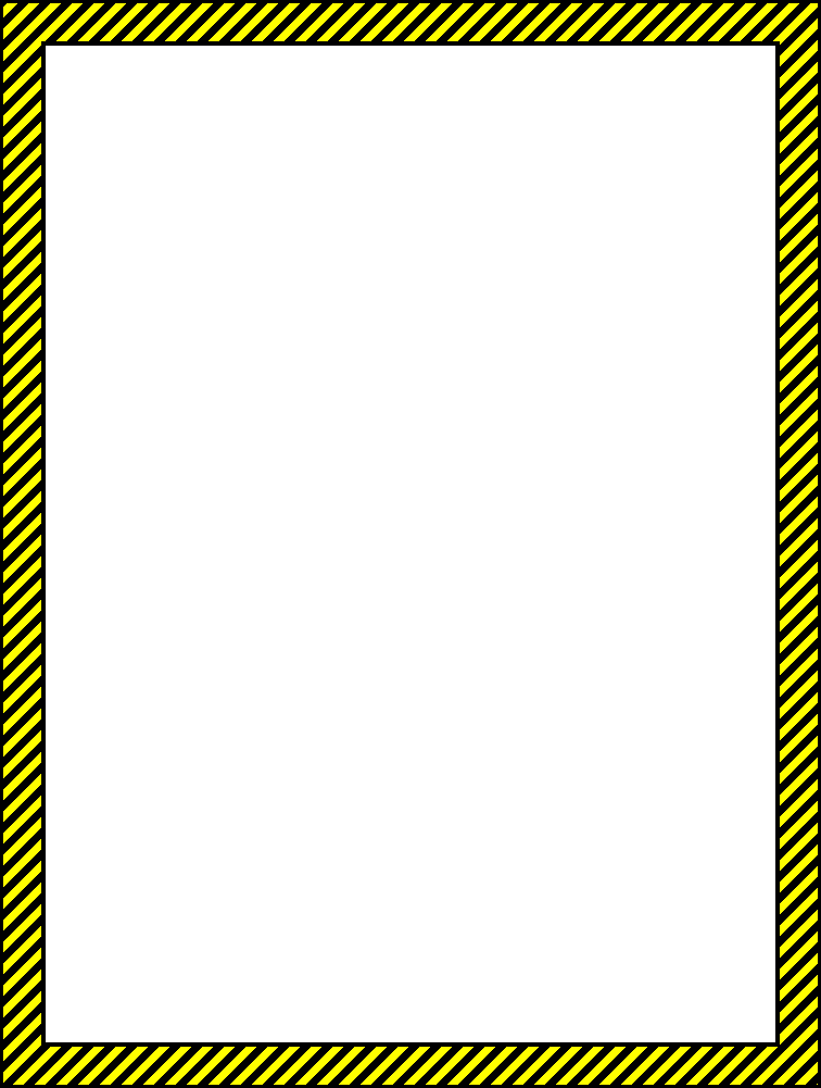 hazard page outline border