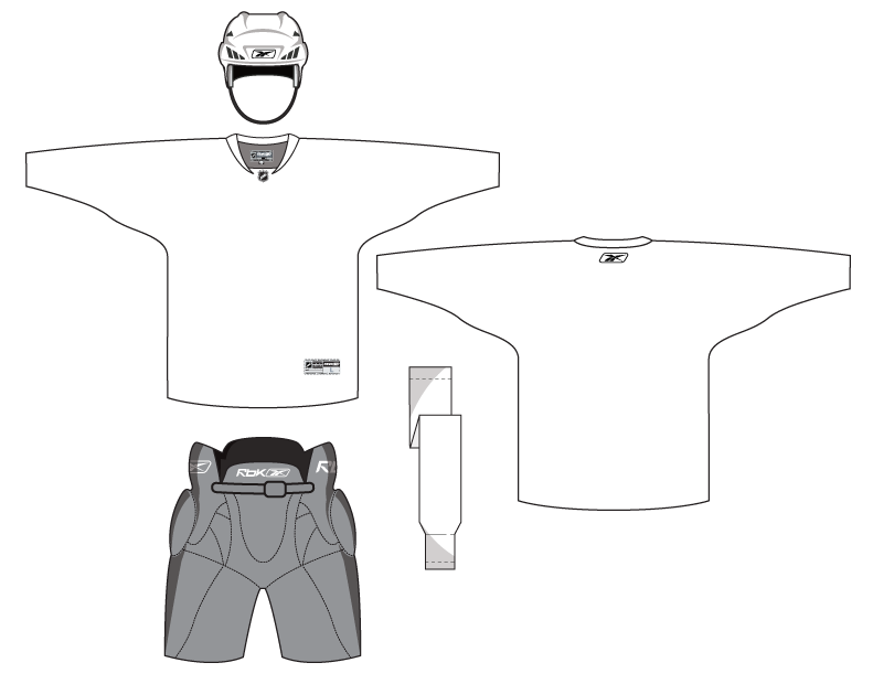 Hockey Uniform Template - Invitation Templates