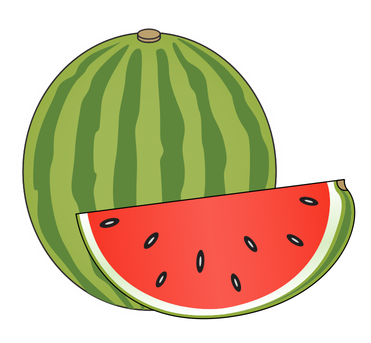 Watermelon Clip Art Border - Free Clipart Images