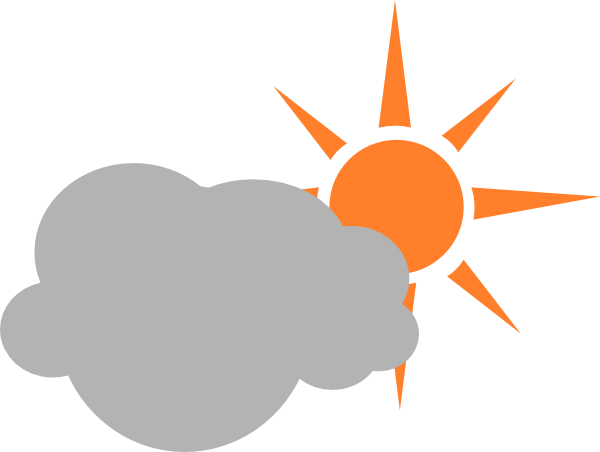 Partly Cloudy Symbol - ClipArt Best