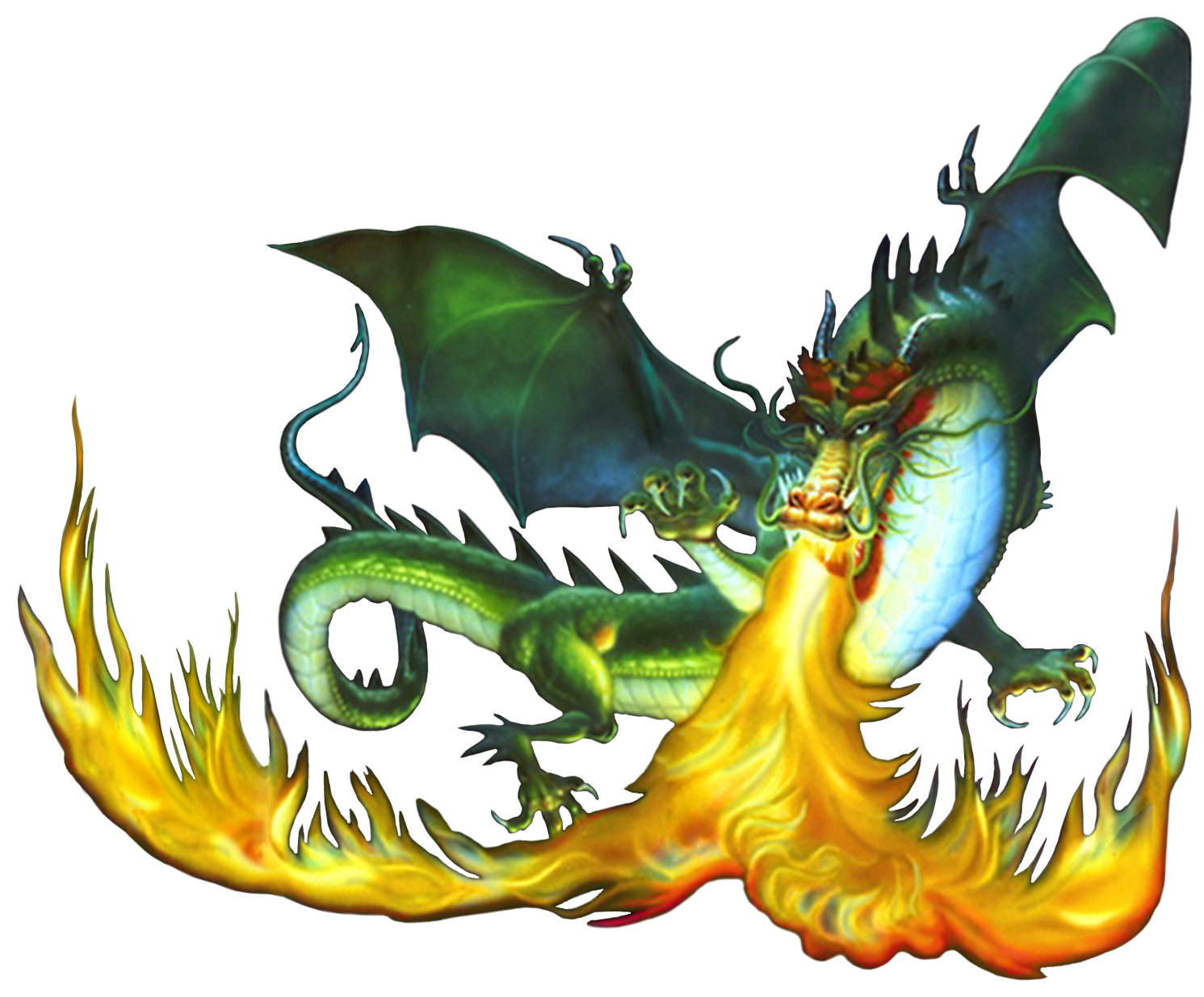 Fire Breathing Dragon Clip Art