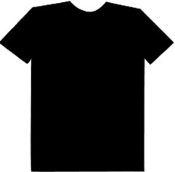 Womens Plain Black T Shirt - ClipArt Best