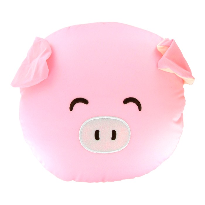 Snow Bead Animal Cushion - Pig Face