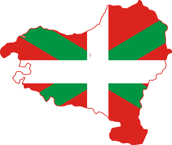 Clip Art: Flag Map of Basque Country Drapeau ...