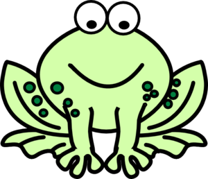 Two Tone Frog clip art - vector clip art online, royalty free ...