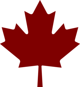 Burgundy Maple Leaf clip art - vector clip art online, royalty ...