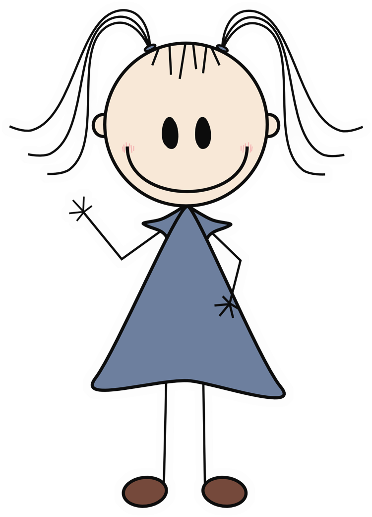 Cartoon Girl Stick Figure - ClipArt Best