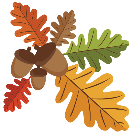 Oak Leaves SVG scrapbook cut file cute clipart files for ...