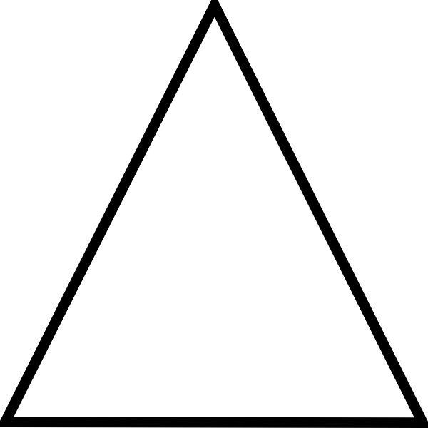 Triangle clipart no background