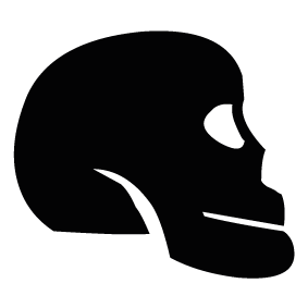 Skull Silhouette | Silhouette of Skull