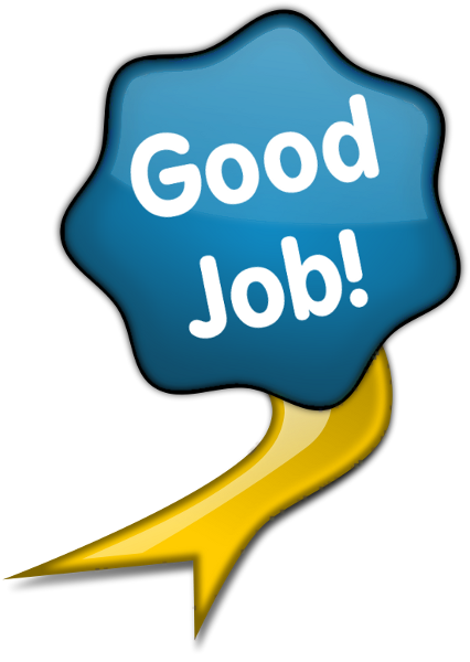 Great job team clipart