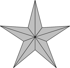 Silver Star Clipart - Free Clipart Images