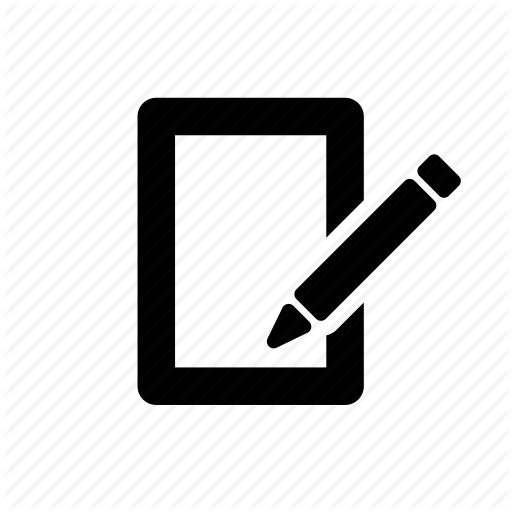 Creative, document, edit, paper, pencil icon | Icon search engine