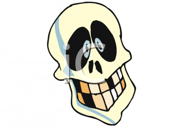 Happy Skull Clip Art – Clipart Free Download
