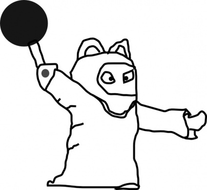 Outline drawing of a person - ClipartFox