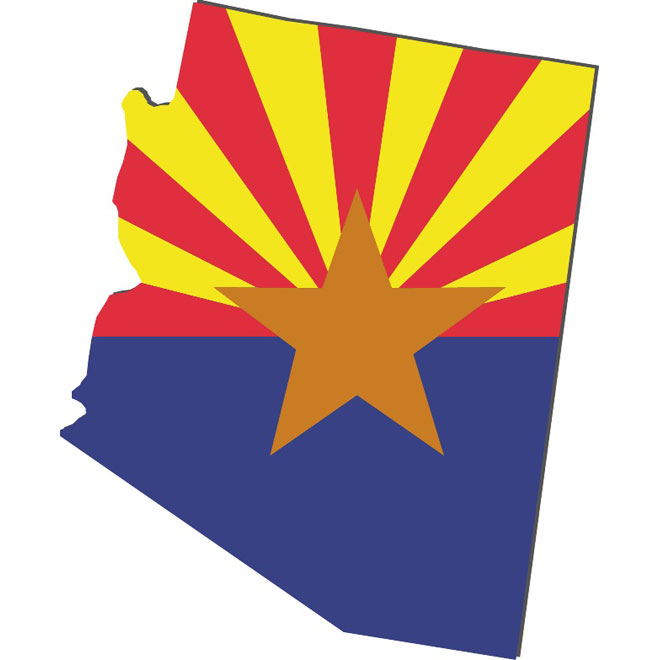 Arizona Flag Vector