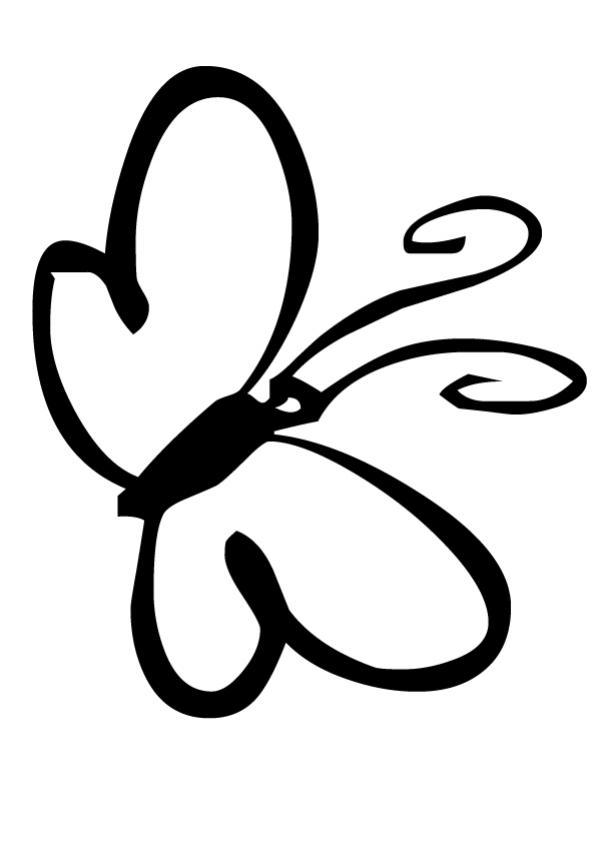 Butterfly Pictures Black And White | Free Download Clip Art | Free ...