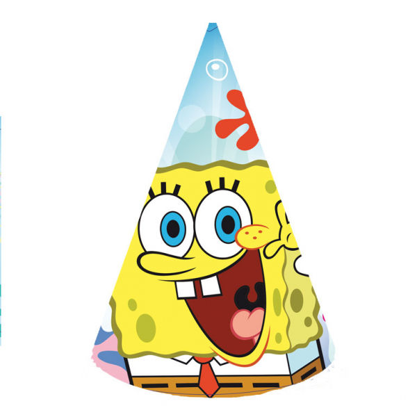 Amscan International 6 Sponge Bob Party Hats | eBay