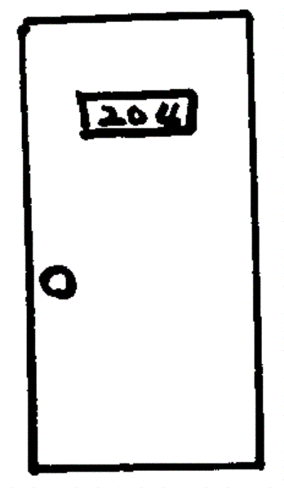 Clip Art Cartoon Fancy Door Clipart