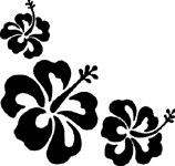 Hibiscus Flower Stickers & Decals - Car Stickers