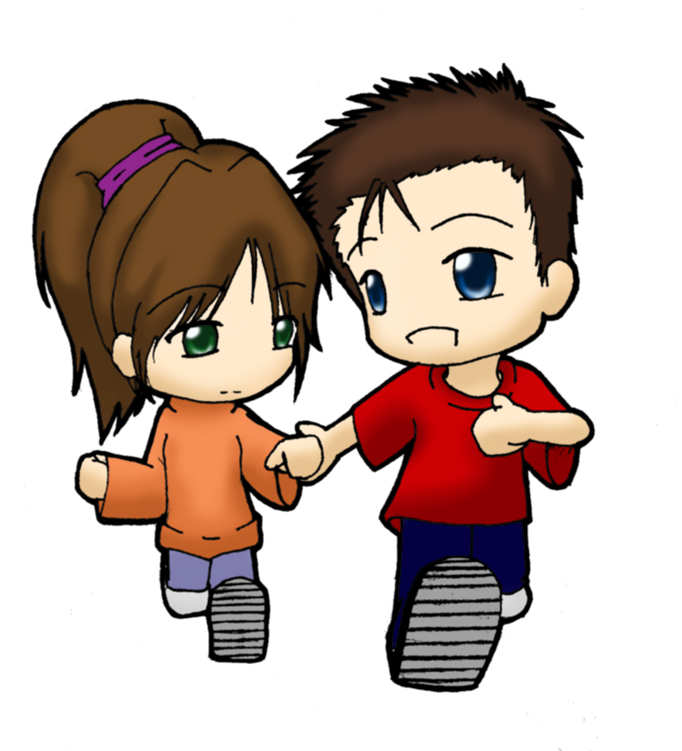 Anime Chibi Couple - Cute Pics for Cartoon Couple