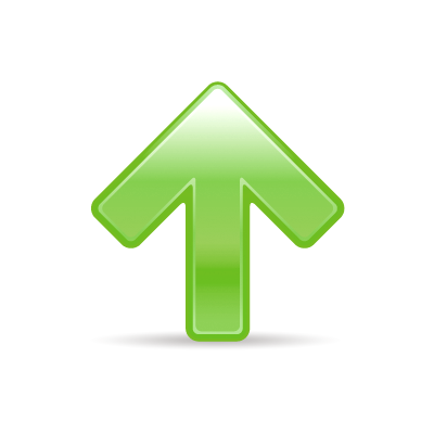 arrow_up_3, green, arrow, up, upload, icon, 256x256 ... - ClipArt ...