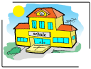 Royalty Free School Architecture Clipart