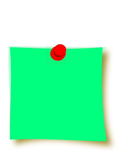 New Green Sticky Clip Art - vector clip art online ...