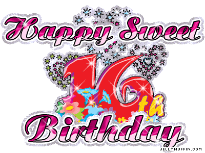 TODAY IS MY 16th BIRTHDAY!!!!