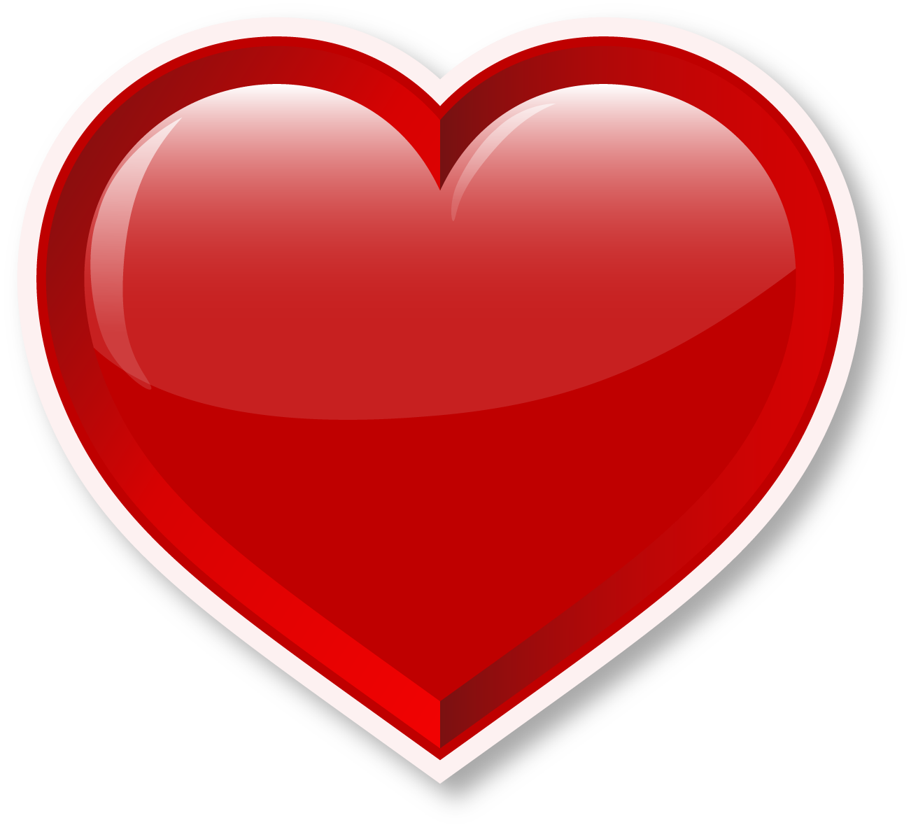 ValentineÃ¢??s Heart Free Vector / 4Vector