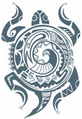 Tribal Turtle | TattooForAWeek.com - Temporary Tattoos - Fake ...