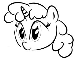 deviantART: More Like MLP unicorn outline by