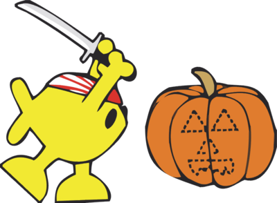 Image: Samurai Pumpkin Carving | Halloween Clip Art | Christart.com