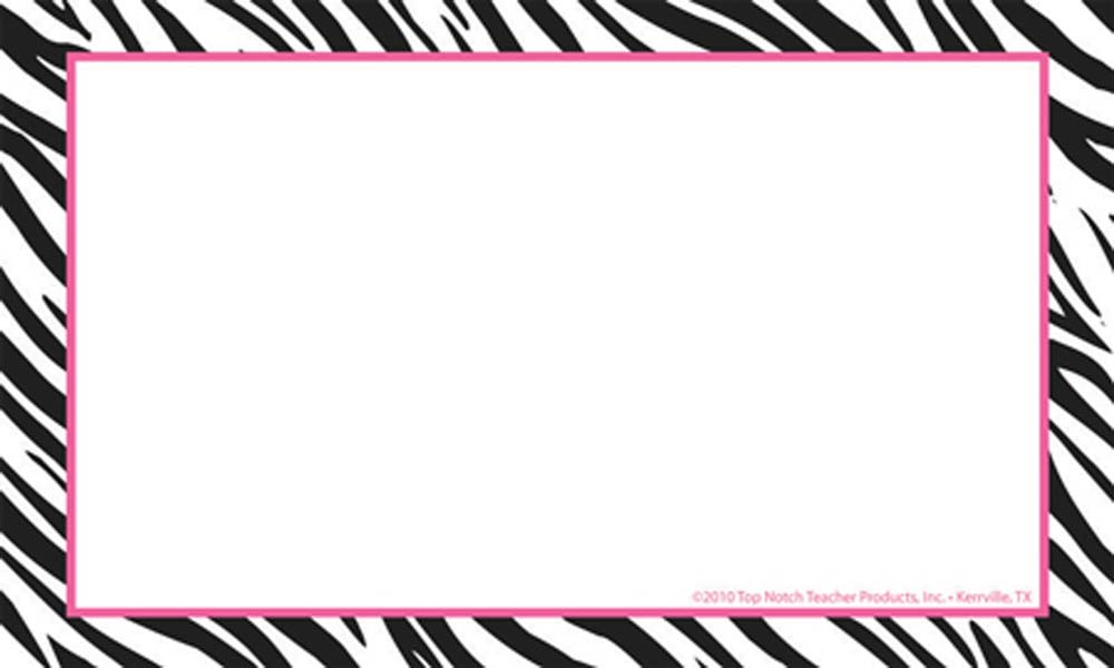Cheetah Print Border Clipart